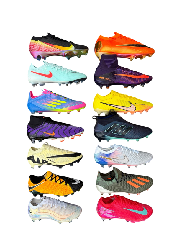 Sélection de crampons de football