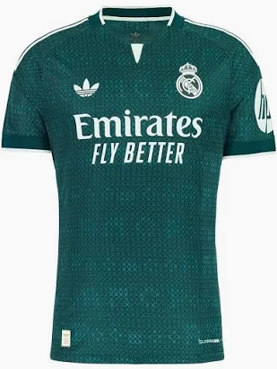 Real Madrid 2026/27 Third — Green Emirates