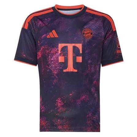 Bayern Munich Away — Black / Coral