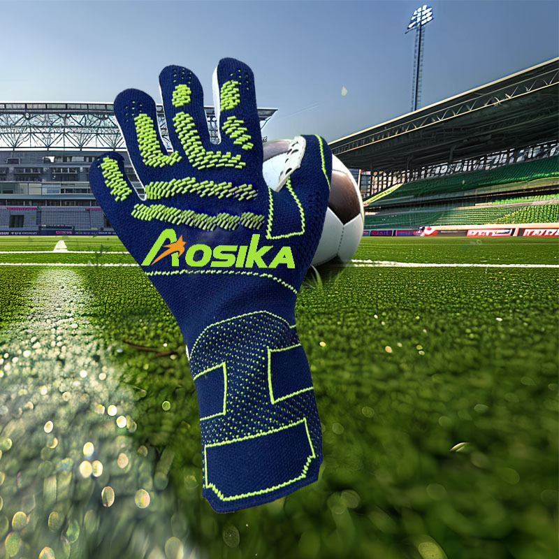 Aosika Pro Goalkeeper Gloves — Navy / Volt