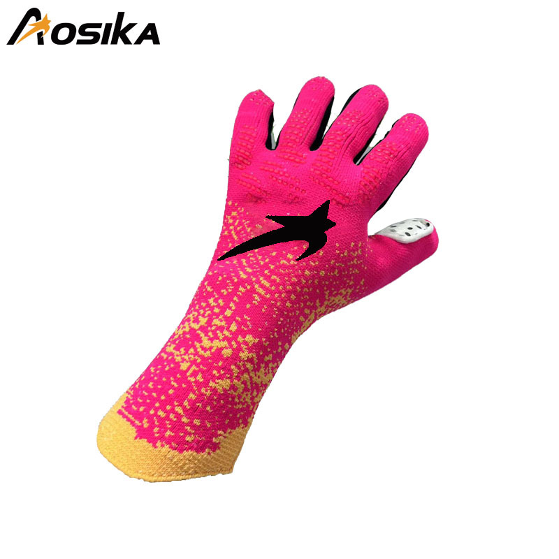 Aosika Pro Goalkeeper Gloves — Pink / Yellow